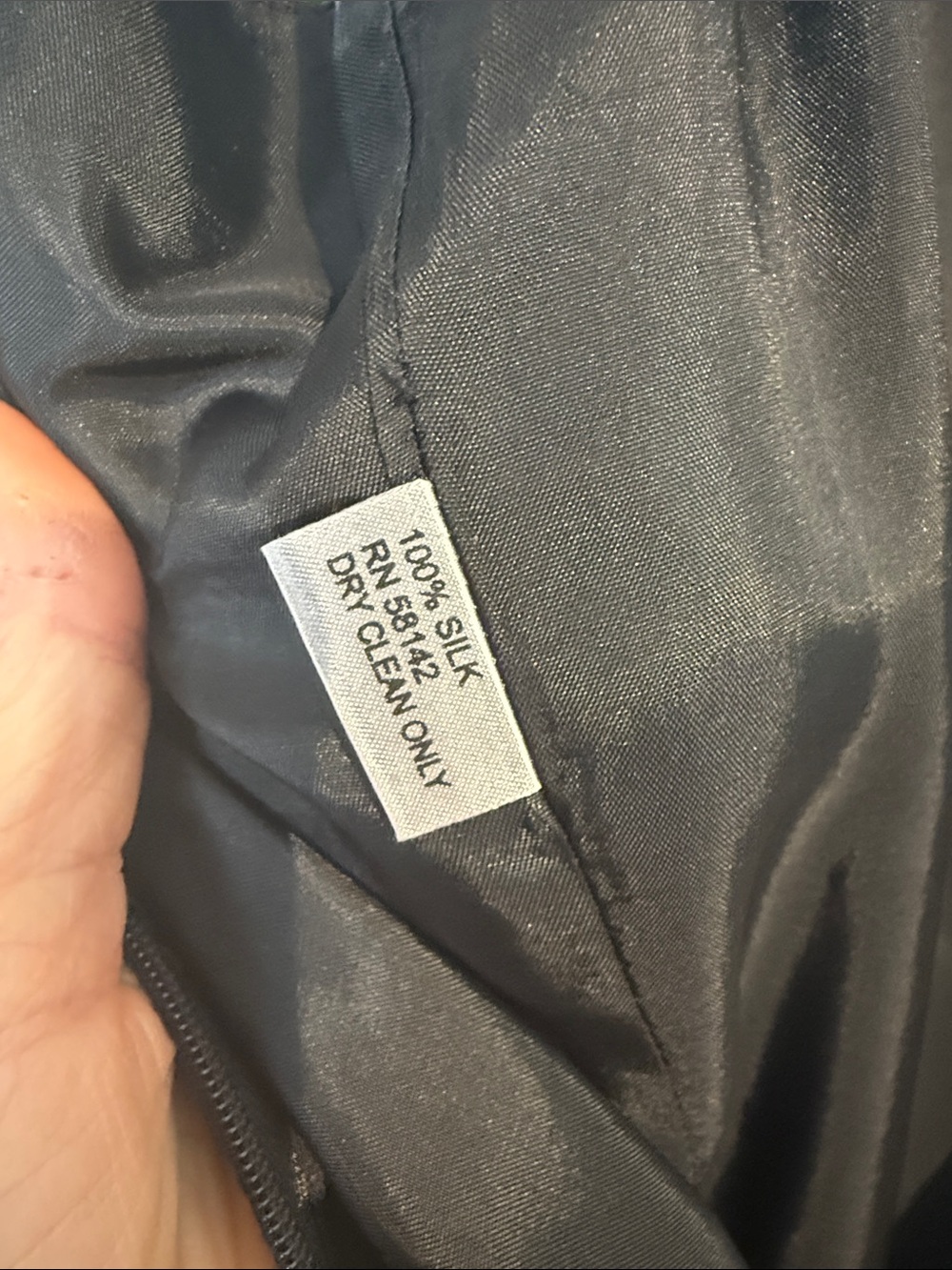 Black Feather-Hem Cocktail Dress - Picture 7 of 7